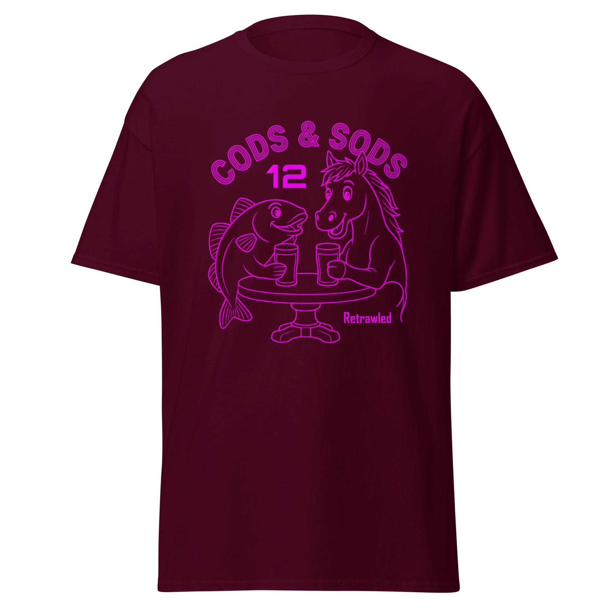 Cods & Cods 12 Rally Tee (Pink Print) - Image 2