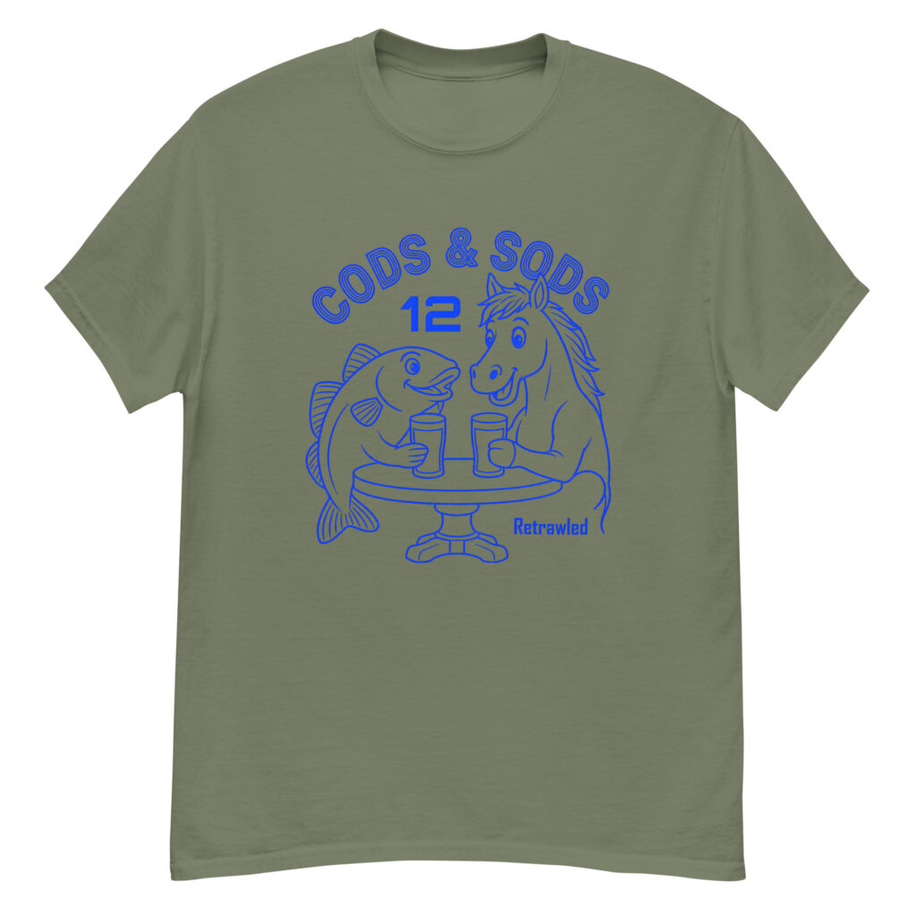 Cods & Sods 12 Tee (Blue Print)