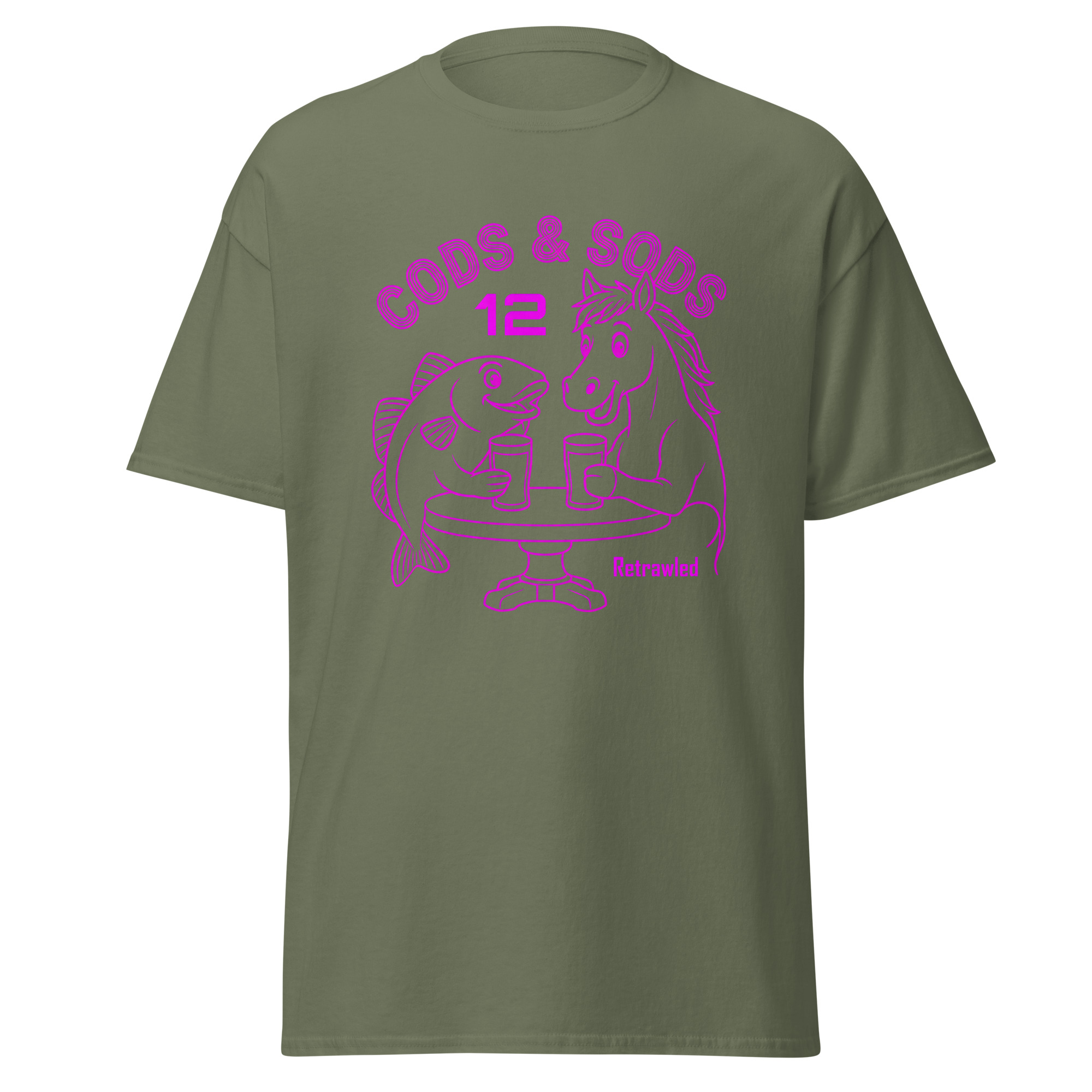 Cods & Cods 12 Rally Tee (Pink Print) - Image 7