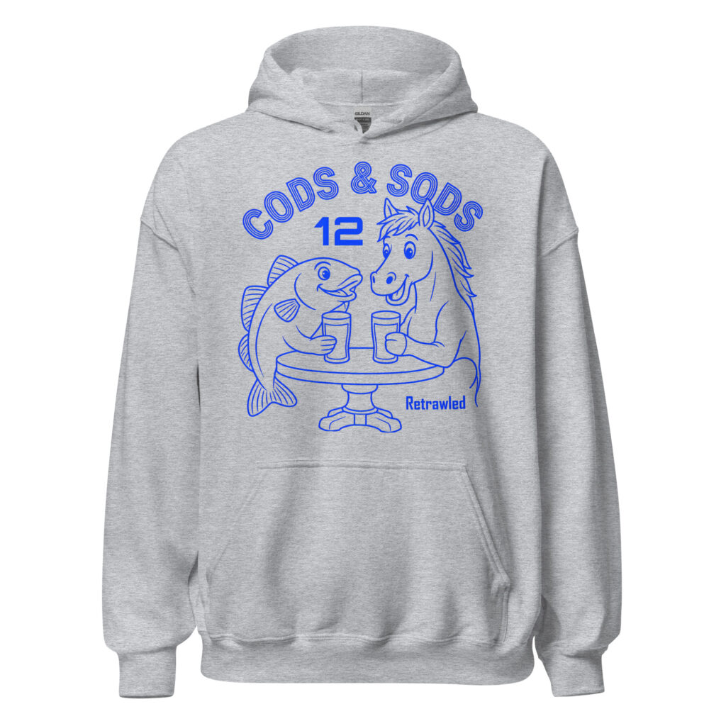 Cods & Sods 12 Hoodie (Blue Print)