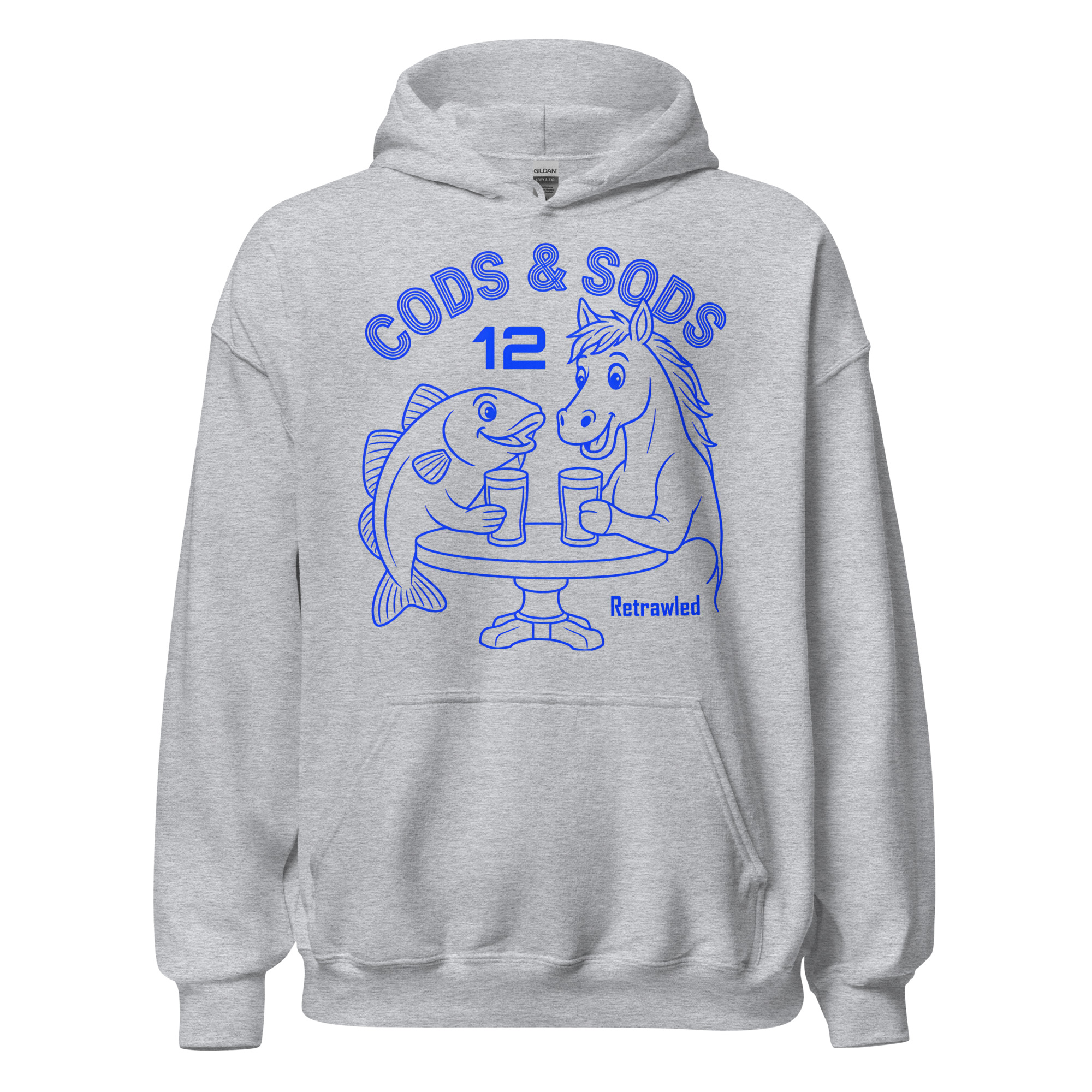 Cods & Sods 12 Hoodie (Blue Print)